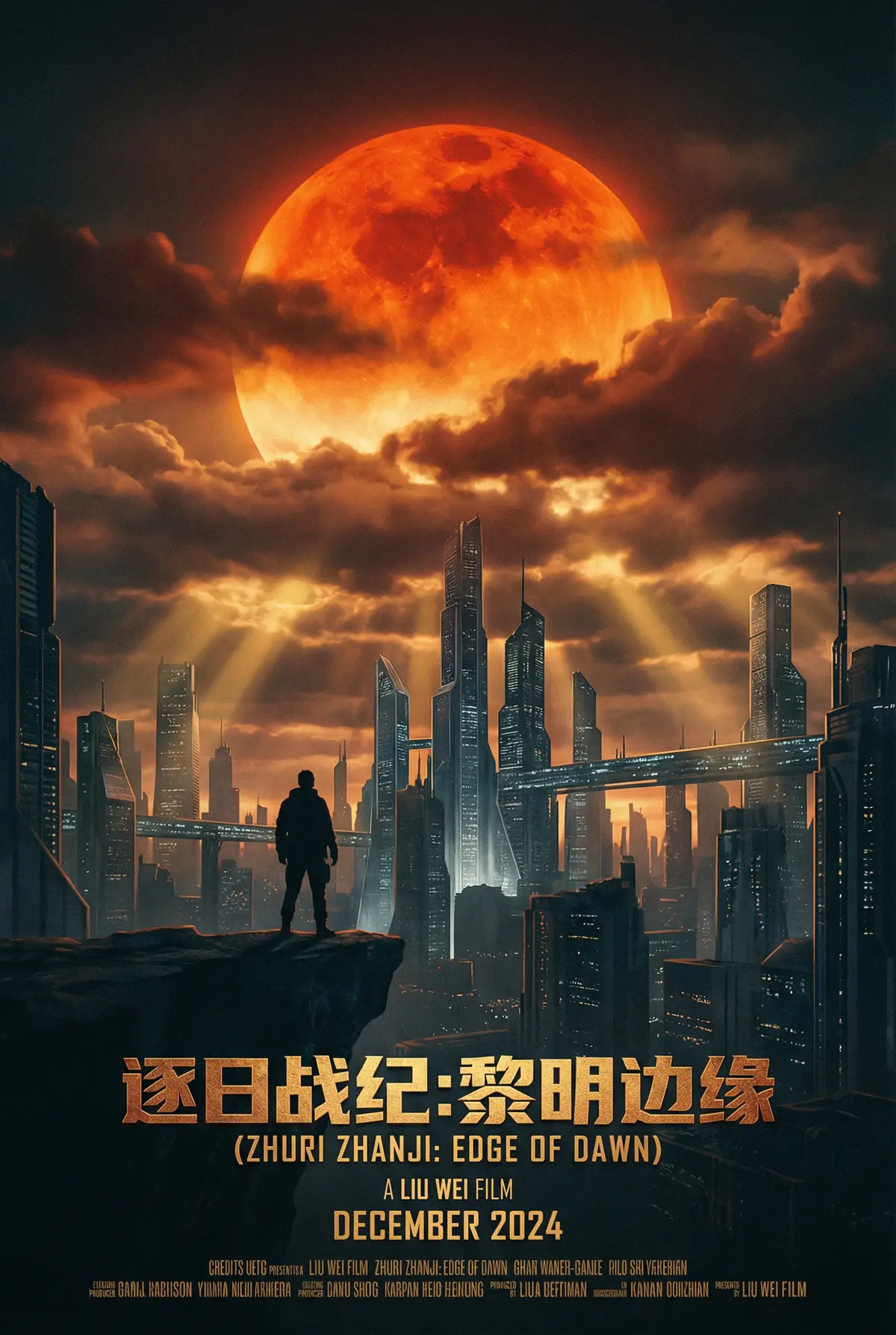 铃木一彻 出品科幻巨制《逐日战纪》电影海报